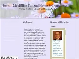 Sites similar to mcmillianfuneralhome.com