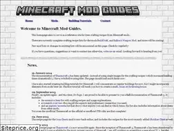 Sites similar to mcmodguides.com