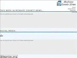 Sites similar to mcnairycountynews.com