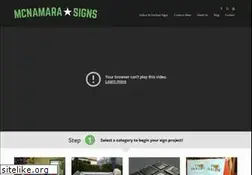 Sites similar to mcnamarasigns.com