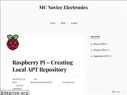 Sites similar to mcnoviceelectronics.wordpress.com