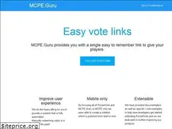 Sites similar to mcpe.guru