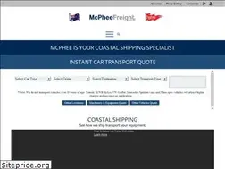 Sites similar to mcpheefreight.com.au