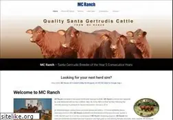 Sites similar to mcranch.com