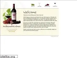 Sites similar to mcreynoldswines.com