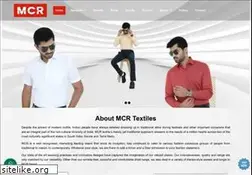 Sites similar to mcrtextiles.in