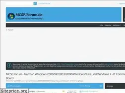 Sites similar to mcse-forum.de