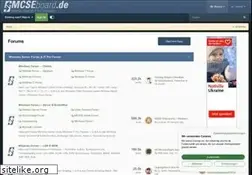 Sites similar to mcseboard.net