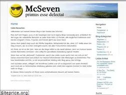 Sites similar to mcseven.me