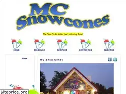 Sites similar to mcsnowcones.com