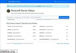 Sites similar to mcsrvstat.us