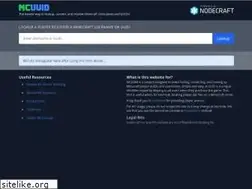 Sites similar to mcuuid.net