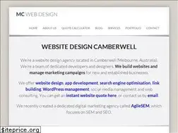 Sites similar to mcwebdesign.com.au