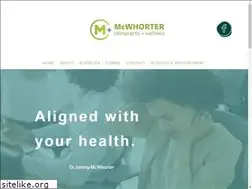 Sites similar to mcwhorterchiropractic.com