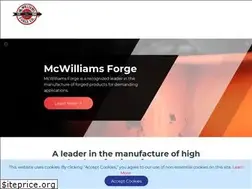 Sites similar to mcwilliamsforge.com