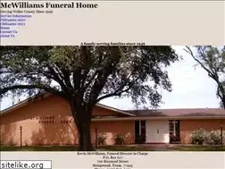 Sites similar to mcwilliamsfuneralhome.com