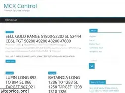 Sites similar to mcxcontrol.com