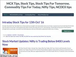 Sites similar to mcxtips-stocktips.blogspot.com