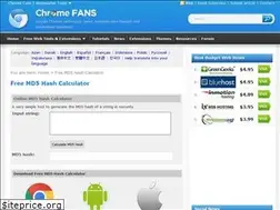 Sites similar to md5calculator.chromefans.org