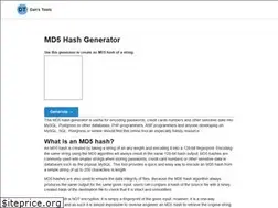 Sites similar to md5hashgenerator.com