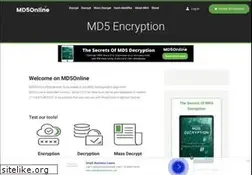 Sites similar to md5online.org