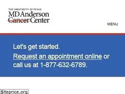 Sites similar to mdanderson.org