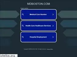 Sites similar to mdboston.com