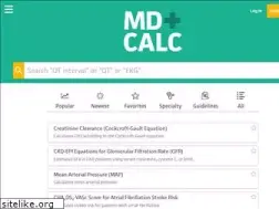 Sites similar to mdcalc.com