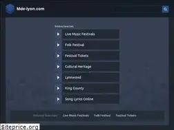 Sites similar to mde-lyon.com