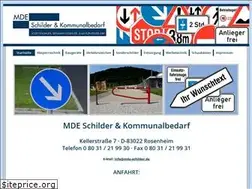 Sites similar to mde-schilder.de
