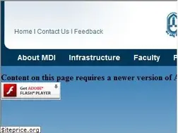 Sites similar to mdi.ac.in