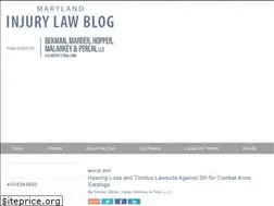 Sites similar to mdinjurylawblog.com