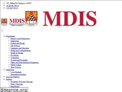 Sites similar to mdis.edu.sg