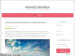 Sites similar to mdsirajudeen.wordpress.com