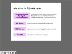 Sites similar to me-cfs.se