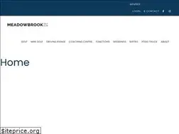 Sites similar to meadowbrookgolfclub.com.au