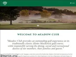 Sites similar to meadowclub.com