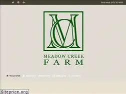 Sites similar to meadowcreekfarm.co