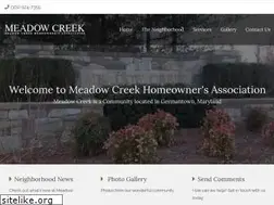 Sites similar to meadowcreekhoa.org
