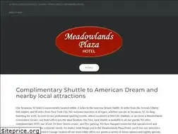 Sites similar to meadowlandsplazahotel.com
