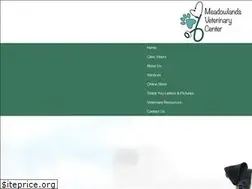 Sites similar to meadowlandsvet.com