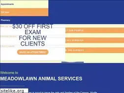 Sites similar to meadowlawnvet.com