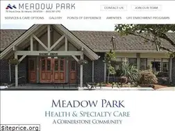 Sites similar to meadowparkskillednursing.com