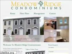Sites similar to meadowridgecondominiums.com