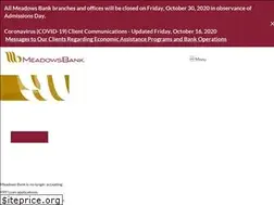 Sites similar to meadowsbank.bank