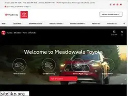 Sites similar to meadowvaletoyota.com