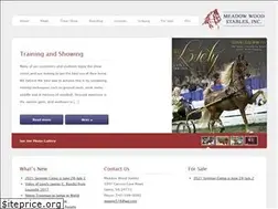 Sites similar to meadowwoodstables.com
