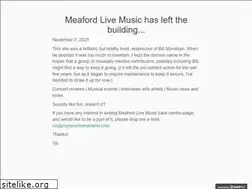 Sites similar to meafordlivemusic.com