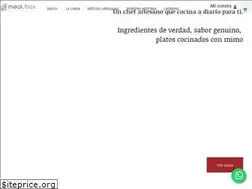 Sites similar to mealbox.es