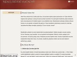 Sites similar to meallerdekihatalar.com